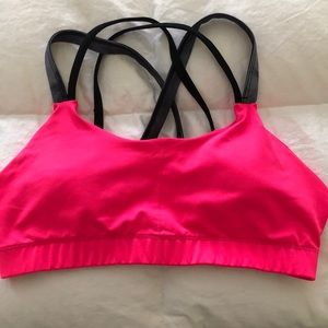 Pink Sports Bra